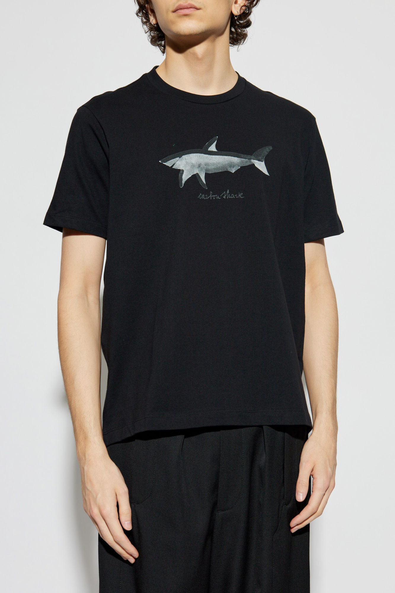 Black T-shirt with print Paul & Shark - Vitkac Italy
